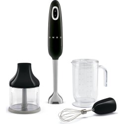 Smeg HBF03BLEU licuadora Batidora de inmersión 700 W Negro, | 8017709343774 | Hay 5 unidades en almacén