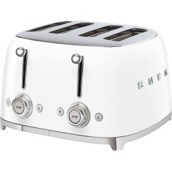 Smeg TSF03WHEU tostadora 6 4 rebanada(s) 2000 W Blanco | 8017709263409 | Hay 8 unidades en almacén