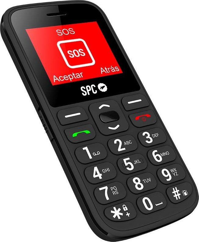 Spc Fortune 2 4g - Teléfono Móvil 4g Para Mayores, Botón Sos, Timbre Muy  Alto, Negro