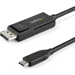 StarTech.com 2m - Cable USB-C a DisplayPort 1.2 - Bidireccional negro StarTech.com 2m - Cable USB-C a DisplayPort 1.2 - Bidireccio | CDP2DP2MBD | 0065030886802 | Hay 7 unidades en almacén