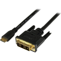 StarTech.com Adaptador Cable Conversor de 1m - Mini HDMIa DVI-D para Tablet y Cámara - Negro StarTech.com Adaptador Cable Conversor de 1m - Mini HDMIa DV | HDCDVIMM1M | 0065030853132 | Hay 4 unidades en almacén