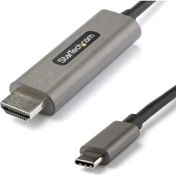 StarTech.com Adaptador Cable Hdmi estandar macho a usb tipo-c macho utra hd 4K de 60Hz con HDR10 negro plata StarTech.com Adaptador Cable Hdmi estandar macho a usb tipo- | CDP2HDMM4MH | 0065030888981 | Hay 5 unidades en almacén