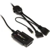 StarTech.com Adaptador Combo SATA IDE a USB 2.0 para Disco Duro y SSD con Alimentación - negro | (1)