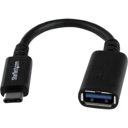 StarTech.com Adaptador conservor USB 3.1 Type-C a USB A macho a hembra negro | USB31CAADP | 0065030860789 [1 de 3]
