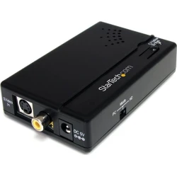 StarTech.com Adaptador Conversor de Audio y Vͭdeo Compuesto RCA S-Video a HDMI  | VID2HDCON | 0065030845274 [1 de 4]