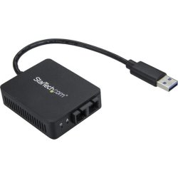 StarTech.com Adaptador Conversor USB 3.0 a Fibra Í?ptica 1000BaseSX SC Multimod | US1GA30SXSC | 0065030875127 [1 de 2]