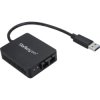 StarTech.com Adaptador Conversor USB 3.0 a Fibra Í?ptica 1000BaseSX SC Multimodo 550m Transceiver USB - Negro | (1)