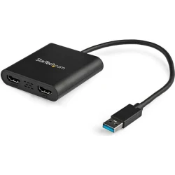 StarTech.com Adaptador Gráfico Externo USB 3.0 a 2 Puertos HDMI 4K - Adaptador  | USB32HD2 | 0065030868952 [1 de 5]
