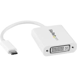 StarTech.com Adaptador Gráfico USB-C a DVI - Blanco StarTech.com Adaptador Gráfico USB-C a DVI - Blanco | CDP2DVIW | 0065030863353 | Hay 2 unidades en almacén