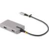 StarTech.com Adaptador Multipuertos USB-C - Docking Station USB Tipo C HDMI 4K60 - Hub Ladrón USB 3.0 de 3 Puertos - Entrega de Alimentación PD 100W | (1)