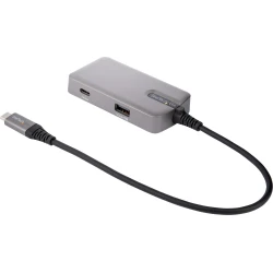 StarTech.com Adaptador Multipuertos USB C - USB-C a HDMI 2.0 4K 60Hz, PD con Pas | DKT31CHPD3 | 0065030880763 [1 de 9]