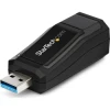 StarTech.com Adaptador Tarjeta de Red Externa NIC USB 3.0 a 1 Puerto Gigabit Ethernet 1Gbps RJ45 USB A Sin Dongle negro | (1)