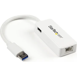 StarTech.com Adaptador Tarjeta de Red NIC Externa USB 3.0 de 1 Puerto Gigabit Et | USB31000SPTW | 0065030851909 [1 de 5]