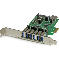 StarTech.com Adaptador tarjeta PCI Express de 7 puertos USB 3.1 con perfil bajo o completo StarTech.com Adaptador tarjeta PCI Express de 7 puertos USB | PEXUSB3S7 | 0065030860345 | Hay 9 unidades en almacén