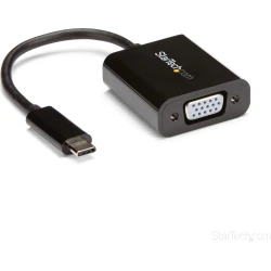 StarTech.com Adaptador USB-C a VGA negro StarTech.com Adaptador USB-C a VGA negro | CDP2VGA | 0065030862608 | Hay 12 unidades en almacén