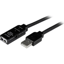 StarTech.com Cable 10m Extensión Alargador USB 2.0 Activo Amplificado - Macho a | USB2AAEXT10M | 0065030854344 [1 de 3]