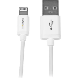 StarTech.com Cable 1m Lightning 8 Pin a USB A 2.0 para Apple iPod iPhone 5 iPad  | USBLT1MW | 0065030850599 [1 de 4]