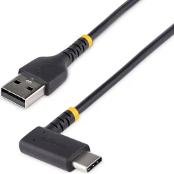 StarTech.com Cable 30cm USB A a USB C Acodado - en Íngulo Recto - Cable USB-C | R2ACR-30C-USB-CABLE | 0065030893817 [1 de 6]