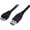 StarTech.com Cable 50cm USB 3.0 Super Speed SS Micro USB B Macho a USB A Macho Adaptador - Negro | (1)