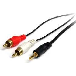 StarTech.com Cable Adaptador de Mini-Jack a RCA 91cm - Jack  | MU3MMRCA | 0065030845021 | Hay 19 unidades en almacén