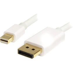 StarTech.com Cable Adaptador Mini DisplayPort 1.2 Macho a Displayport Macho - 4k de monitor - 2m Blanco StarTech.com Cable Adaptador Mini DisplayPort 1.2 Macho a Di | MDP2DPMM2MW | 0065030846141 | Hay 7 unidades en almacén