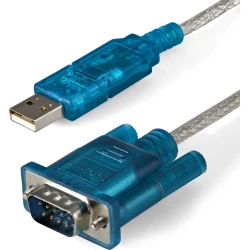 StarTech.com Cable adaptador usb 2.0 a puerto serie serial RS232 DB9 pc mac linu | ICUSB232SM3 | 0065030842440 [1 de 5]