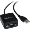 StarTech.com Cable Adaptador USB a Puerto Serie Serial RS232 DB9 FTDI Aislamiento Í?ptico - Negro | (1)