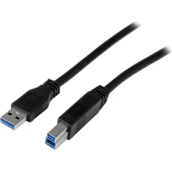 StarTech.com Cable Certificado 2m USB 3.0 Super Speed USB B Macho a USB A Macho  | USB3CAB2M | 0065030850872 [1 de 4]