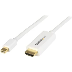 StarTech.com Cable Conversor Mini DisplayPort a HDMI Macho a Macho - Ultra HD 4K - 2m Blanco StarTech.com Cable Conversor Mini DisplayPort a HDMI Macho a | MDP2HDMM2MW | 0065030861175 | Hay 3 unidades en almacén