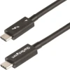 StarTech.com Cable de 0,5m Thunderbolt 4 - 40Gbps - PD 100W - VÍ­deo 4K/8K - Cable Thunderbolt 4 con Certificación Intel - Compatible con USB4/Thunde | (1)