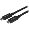 StarTech.com Cable de 0.5m USB-C a USB Type C de Carga - USB 3.1 de 10Gbps macho a macho - negro | (1)