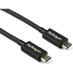 StarTech.com Cable de 0.8m Thunderbolt 3 USB-C 40Gbps - Compatible con Thunderbo | TBLT34MM80CM | 0065030880718 [1 de 4]