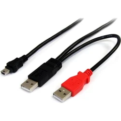 StarTech.com Cable de 1.8m USB 2.0 en Y para Discos Duros Ex | USB2HABMY6 | 0065030839174 | Hay 51 unidades en almacén