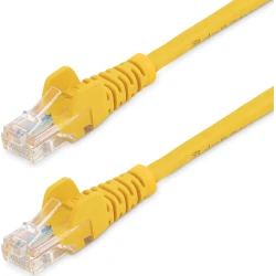StarTech.com Cable de 1m Amarillo de Red Fast Ethernet Cat5e RJ45 sin Enganche - Cable Patch Snagless StarTech.com Cable de 1m Amarillo de Red Fast Ethernet Cat5e | 45PAT1MYL | 0065030860222 | Hay 20 unidades en almacén