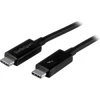 StarTech.com Cable de 1m Thunderbolt 3 USB-C 40Gbps - Compatible con Thunderbolt, DisplayPort y USB - Negro | (1)