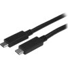 StarTech.com Cable de 1m USB-C con Entrega de Potencia hasta 5A macho a macho - USB 3.1 de 10 Gbps Certificado negro | (1)