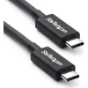StarTech.com Cable de 2m Thunderbolt 3 USB-C 20Gbps - Compatible con Thunderbolt, DisplayPort y USB - Negro | (1)