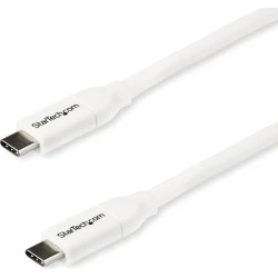 Startech.com Cable De 2m Usb-c A Usb-c Macho A Macho Con Capacida | USB2C5C2MW | 0065030879736
