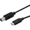 StarTech.com Cable de 3m USB-C a USB-B de Impresora - Cable Adaptador USB Tipo C a USB B negro | (1)