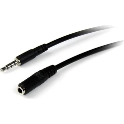 StarTech.com Cable de Extensión Alargador de Auriculares Headset Mini-Jack 3,5mm 4 pines Macho a Hembra - 1m Negro StarTech.com Cable de Extensión Alargador de Auriculares He | MUHSMF1M | 0065030847926 | Hay 8 unidades en almacén