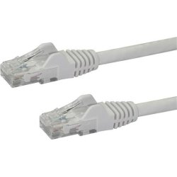 StarTech.com Cable de Red de 0,5m Blanco Cat6 UTP Ethernet Gigabit RJ45 sin Enganches - N6PATC50CMWH StarTech.com Cable de Red de 0,5m Blanco Cat6 UTP Ethernet G | N6PATC50CMWH | 0065030867658 | Hay 1 unidades en almacén
