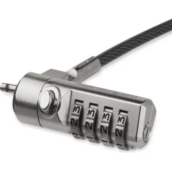 StarTech.com Cable de seguridad para portatil con bisagra giratoria con candado  | LTLOCK4D | 0065030880862 [1 de 4]