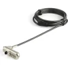 StarTech.com Cable de seguridad para portatil con candado con combinacion para ranura nano acero inoxidable negro LTLOCKNANO | (1)