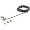 StarTech.com Cable de seguridad universal 3 en 1 para portatiles con candado de Combinacion de 4 digitos 2m negro plata LTULOCK4D | (1)