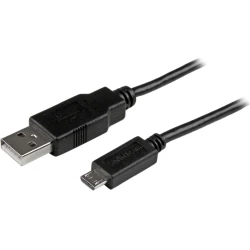 StarTech.com Cable Largo de Carga y Sincronización USB 2.0 Tipo-A macho a Micro USB B macho de 3m - 24AWG negro StarTech.com Cable Largo de Carga y Sincronización USB 2.0 | USBAUB3MBK | 0065030859851 | Hay 10 unidades en almacén