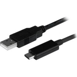 StarTech.com Cable USB 2.0 Tipo A a USB-C Macho a Macho - 1m Negro | USB2AC1M | 0065030861786 [1 de 3]
