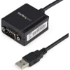 StarTech.com Cable USB a Puerto Serie Serial RS232 DB9 con Retención del Puerto de Asignación COM - Negro | (1)