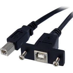 StarTech.com Cable USB de Montaje en Panel USB B macho a USB B hembra de 30cm -  | USBPNLBFBM1 | 0065030835411 [1 de 3]