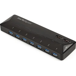StarTech.com Concentrador USB 3.1 de 7 Puertos - Ladrón con Puertos de Carga y Sincronización - Hub con 2 Puertos de 2,4A StarTech.com Concentrador USB 3.1 de 7 Puertos - Ladrón con | ST93007U2C | 0065030861717 | Hay 30 unidades en almacén