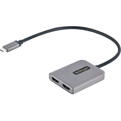 StarTech.com Hub Concentrador MST USB-C a 2 Puertos HDMI - H | MST14CD122HD | 0065030888288 | Hay 28 unidades en almacén